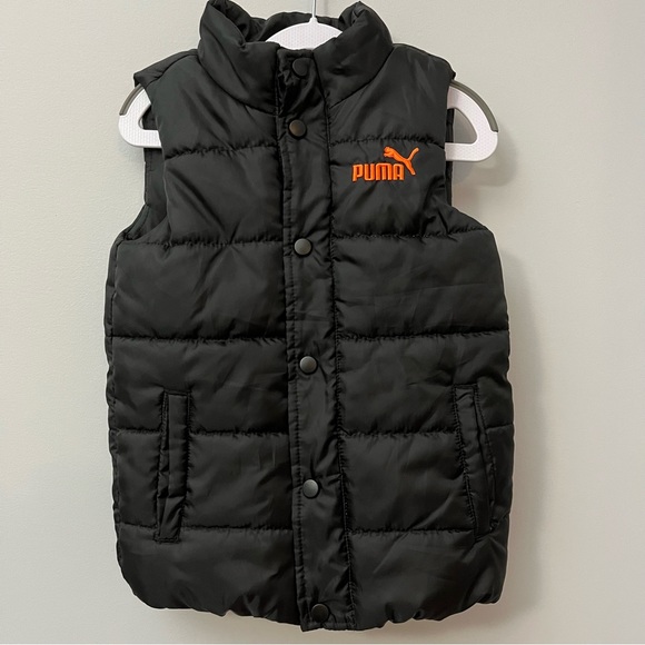 Kids black Puma vest, size 2 and 6 - Picture 4 of 12